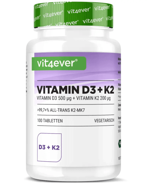 Vitamin D3 20.000 I.E. + Vitamin K2 200mcg
