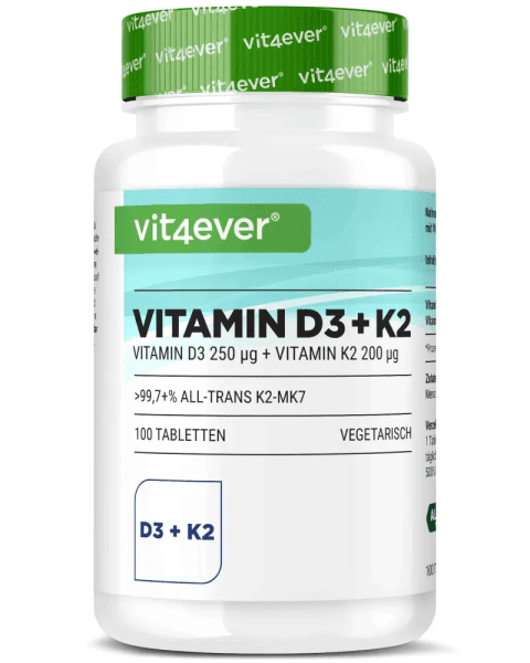 Vitamin D3 10.000 I.E. + Vitamin K2 200 mcg
