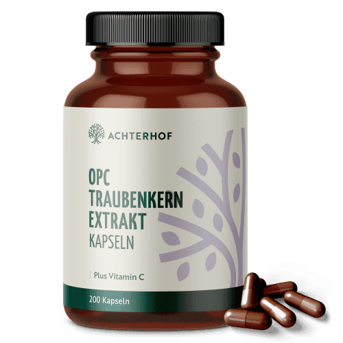 OPC Traubenkernextrakt + Vitamin C Kapseln