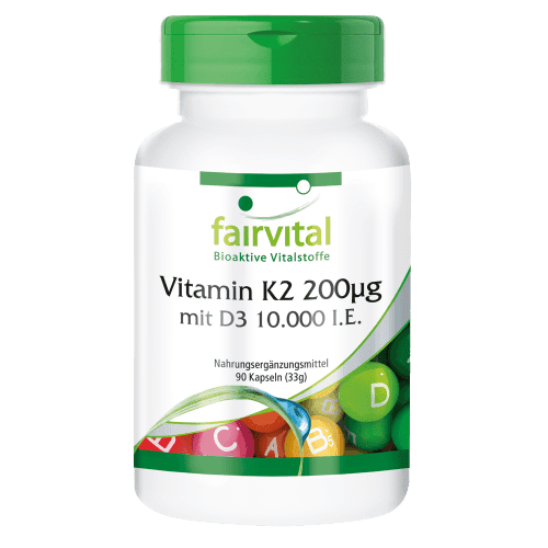 Vitamin K2 200µg mit D3 10000 I.E.