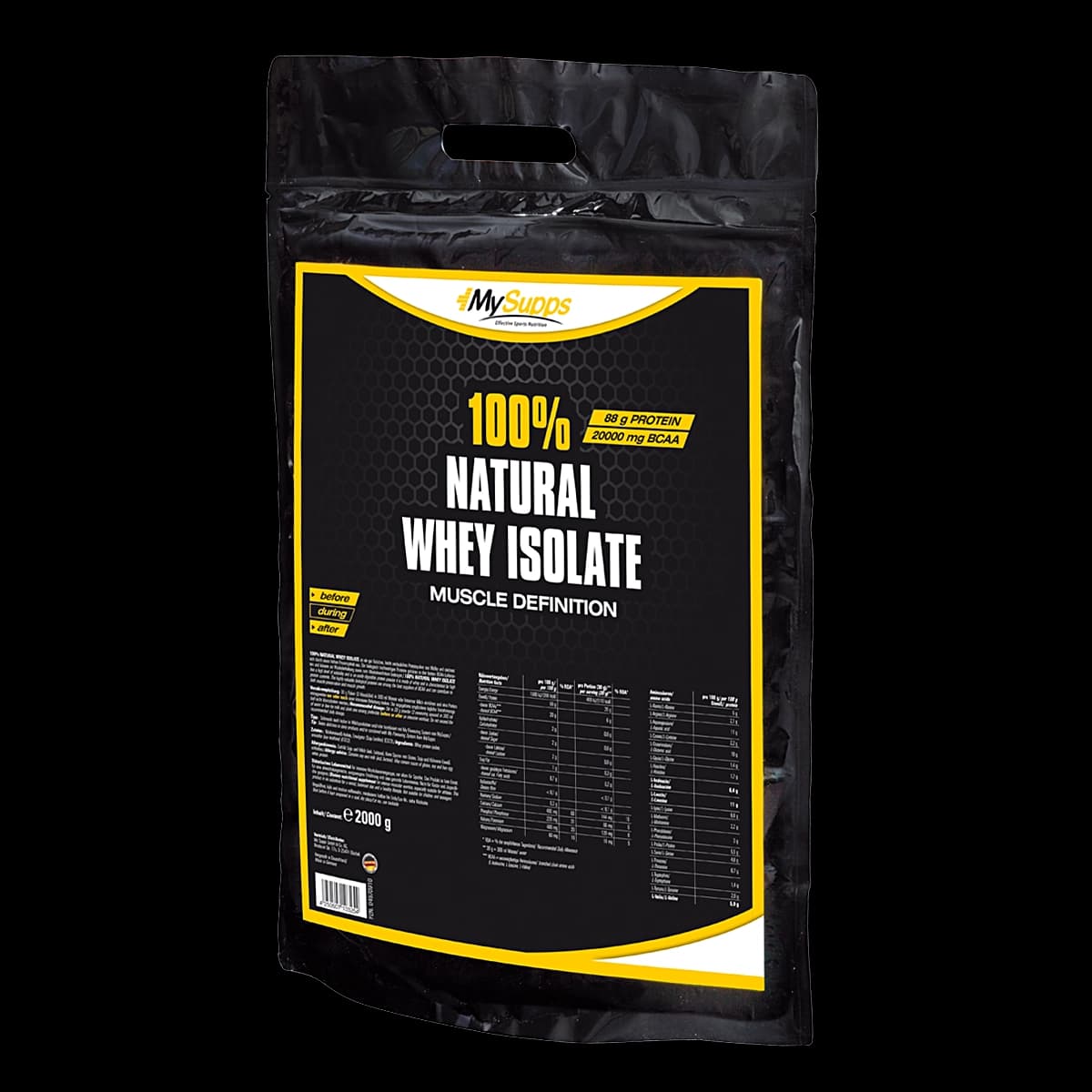 100 % Natural Whey Isolate 100 % Cfm