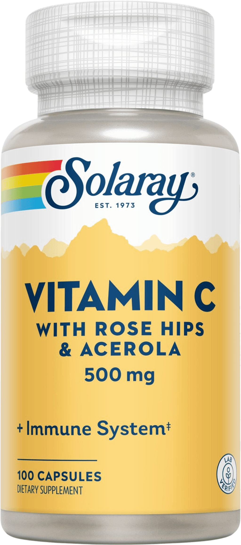 Vitamin C 500 mg mit Hagebutte & Acerola