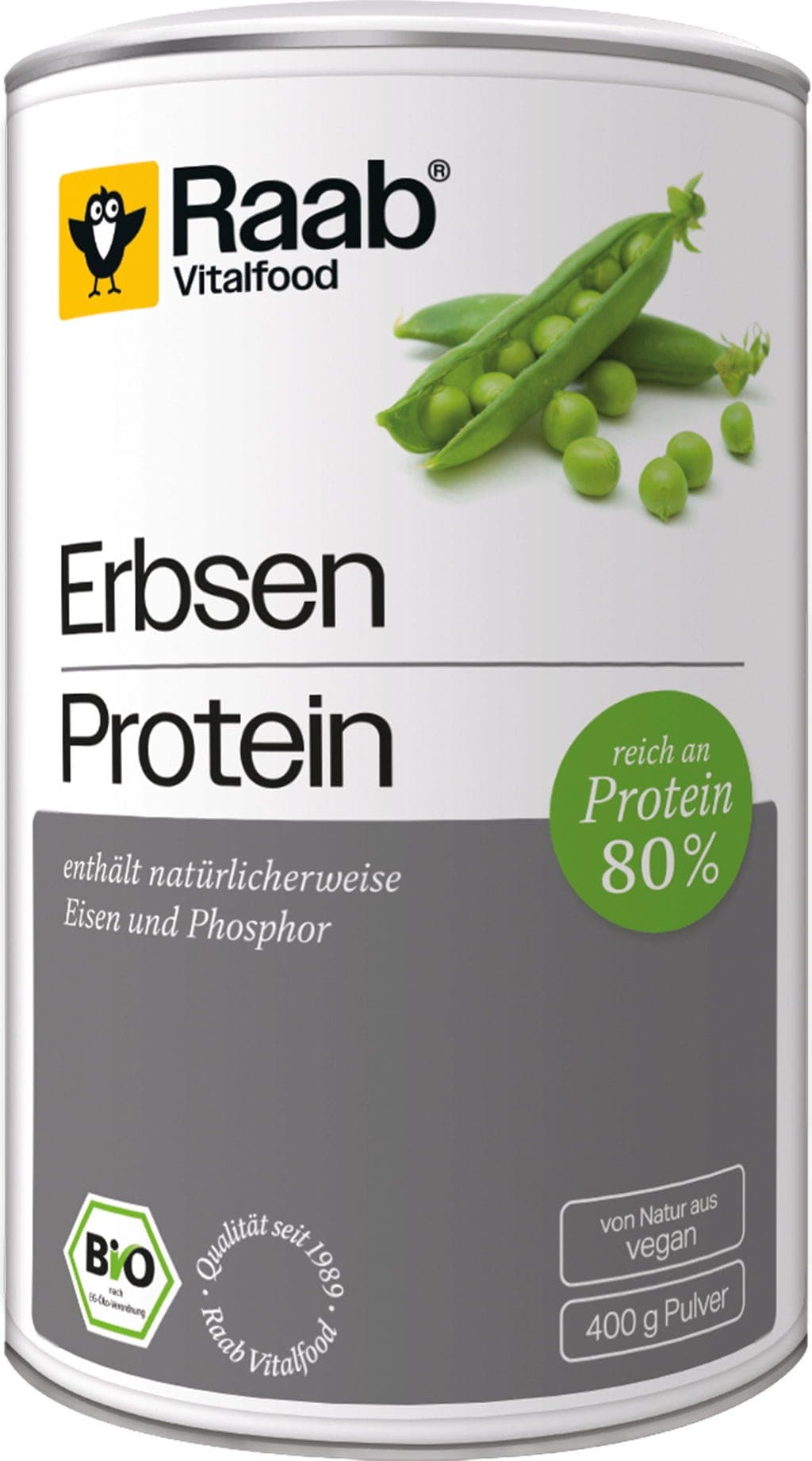 Bio Erbsenprotein Pulver