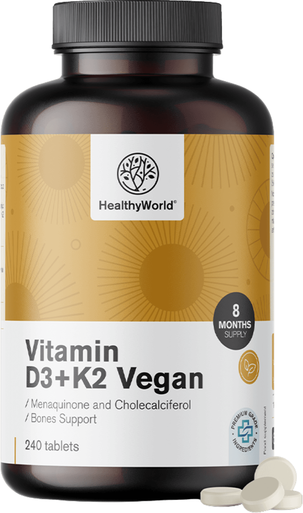 Vegan Vitamin D3+K2