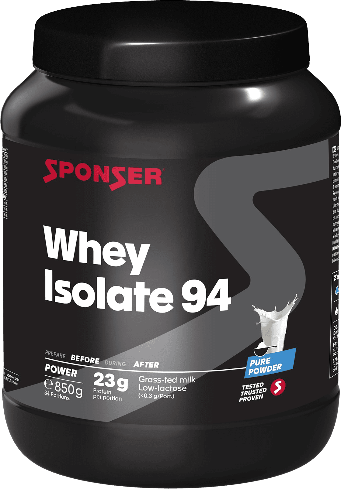 Whey Isolate 94 850 g Dose