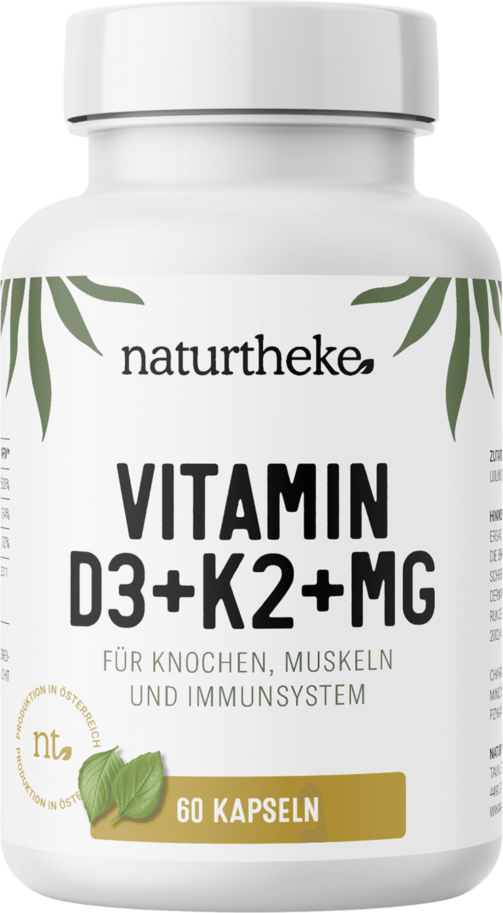 Vitamin D3 + K2 + MG