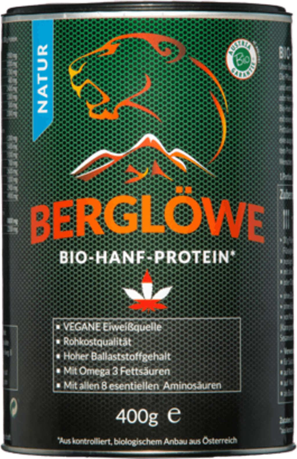 Hanfprotein Natur Bio